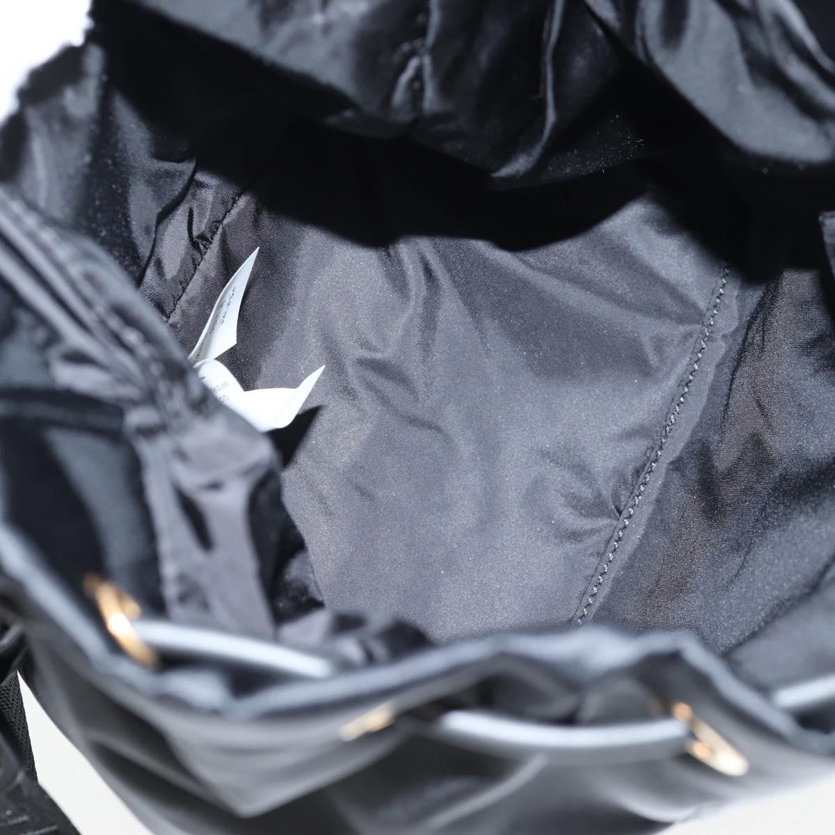 Versace Medusa Black Nylon Backpack Bag (Pre-Owned)
