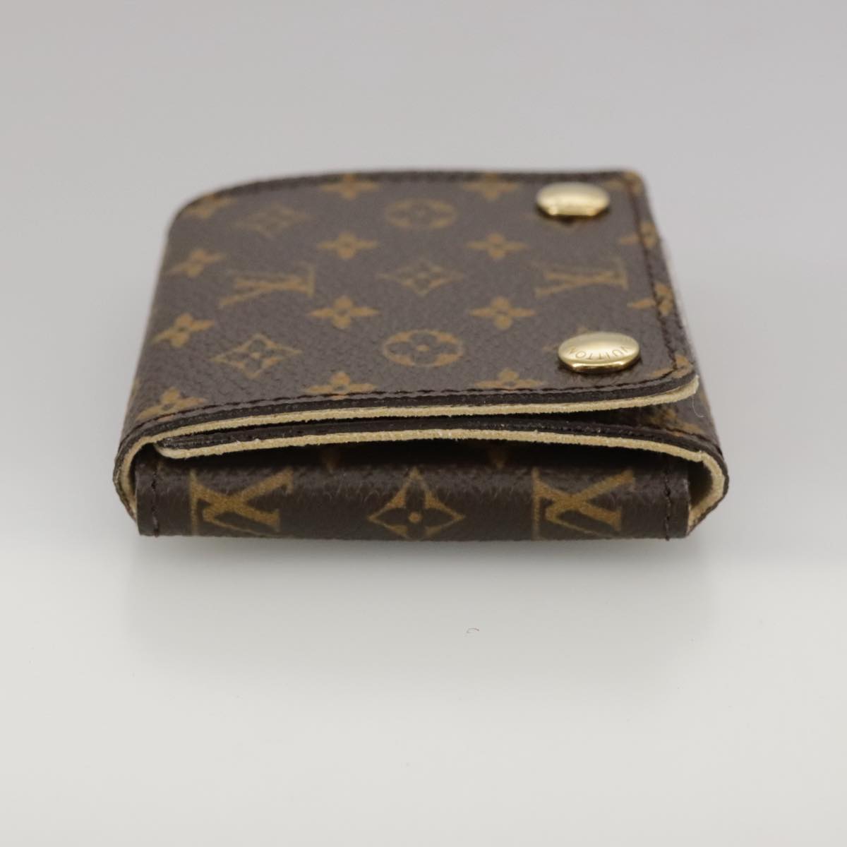Louis Vuitton Jewelry Case Brown Canvas Wallet (Pre-Owned)
