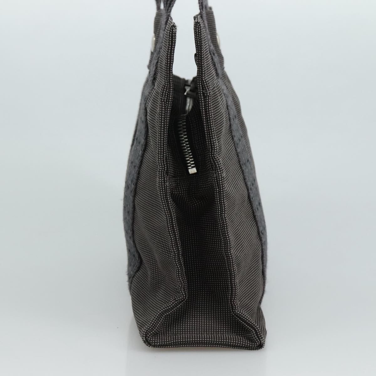 Hermès Herline Grey Canvas Tote Bag (Pre-Owned)