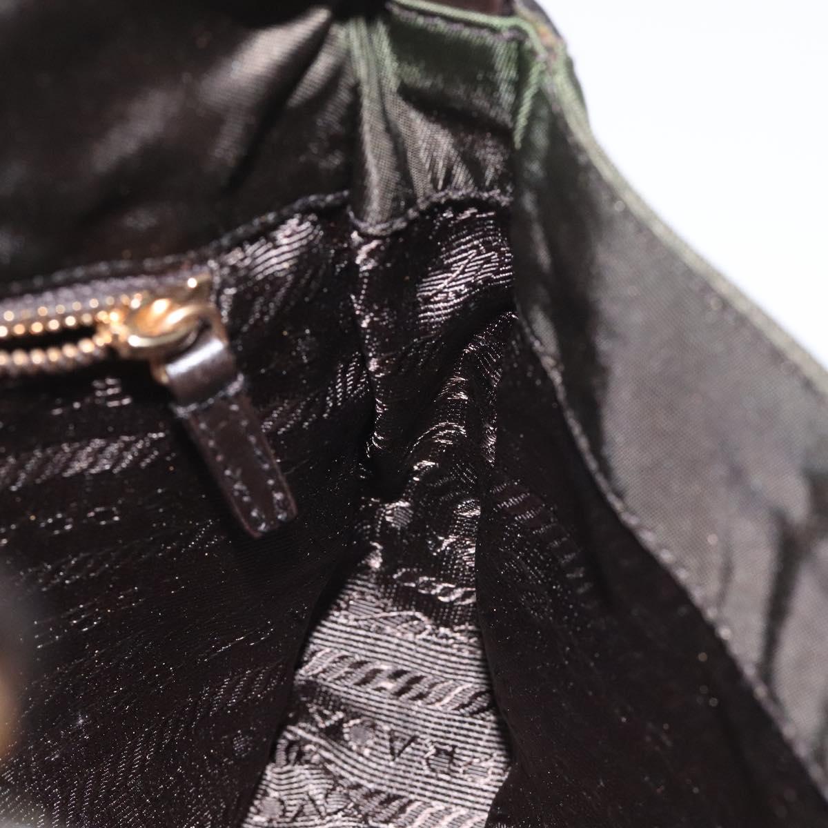 Prada Re-Nylon Green Synthetic Handbag (Pre-Owned)
