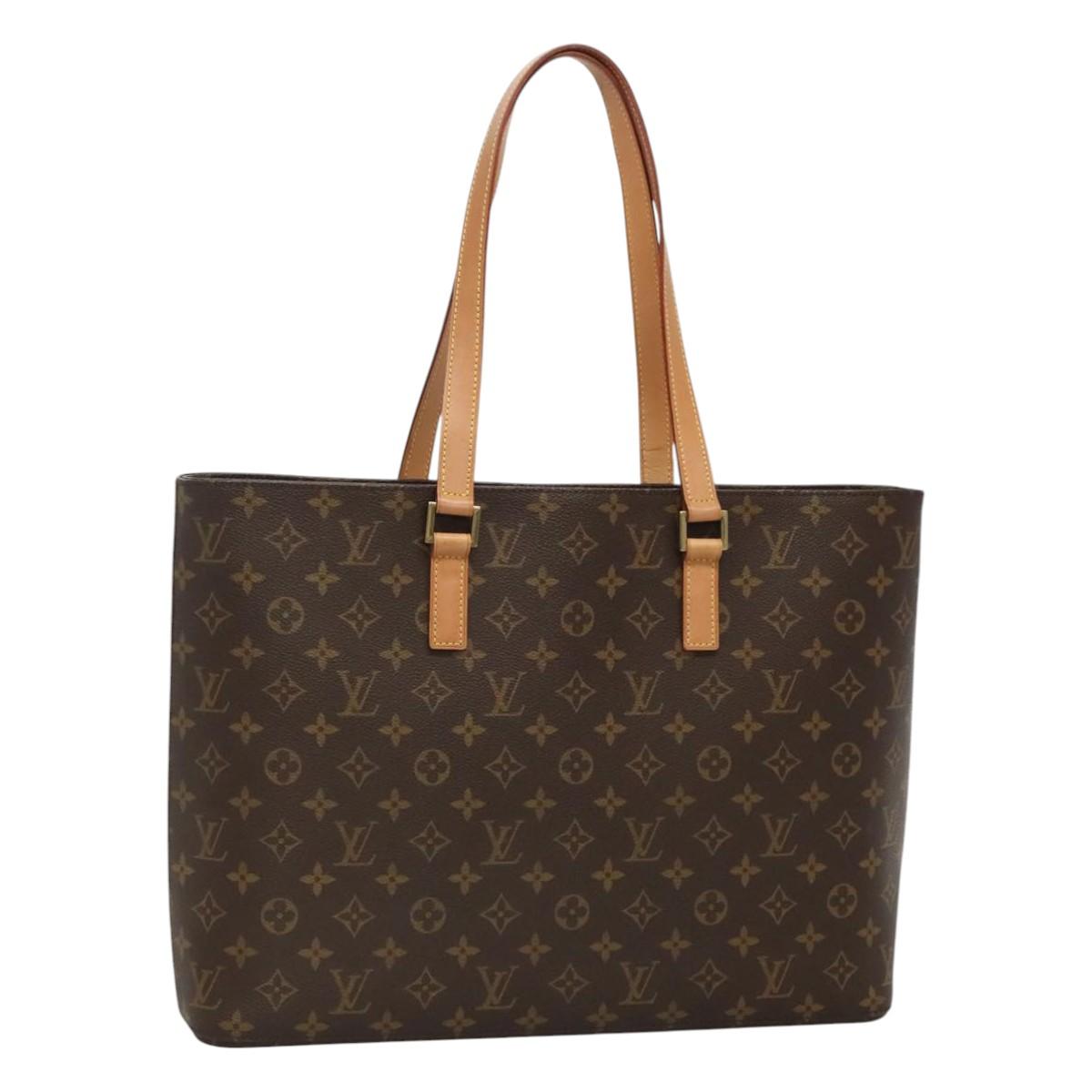 Louis Vuitton Luco Brown Canvas Tote Bag (Pre-Owned)