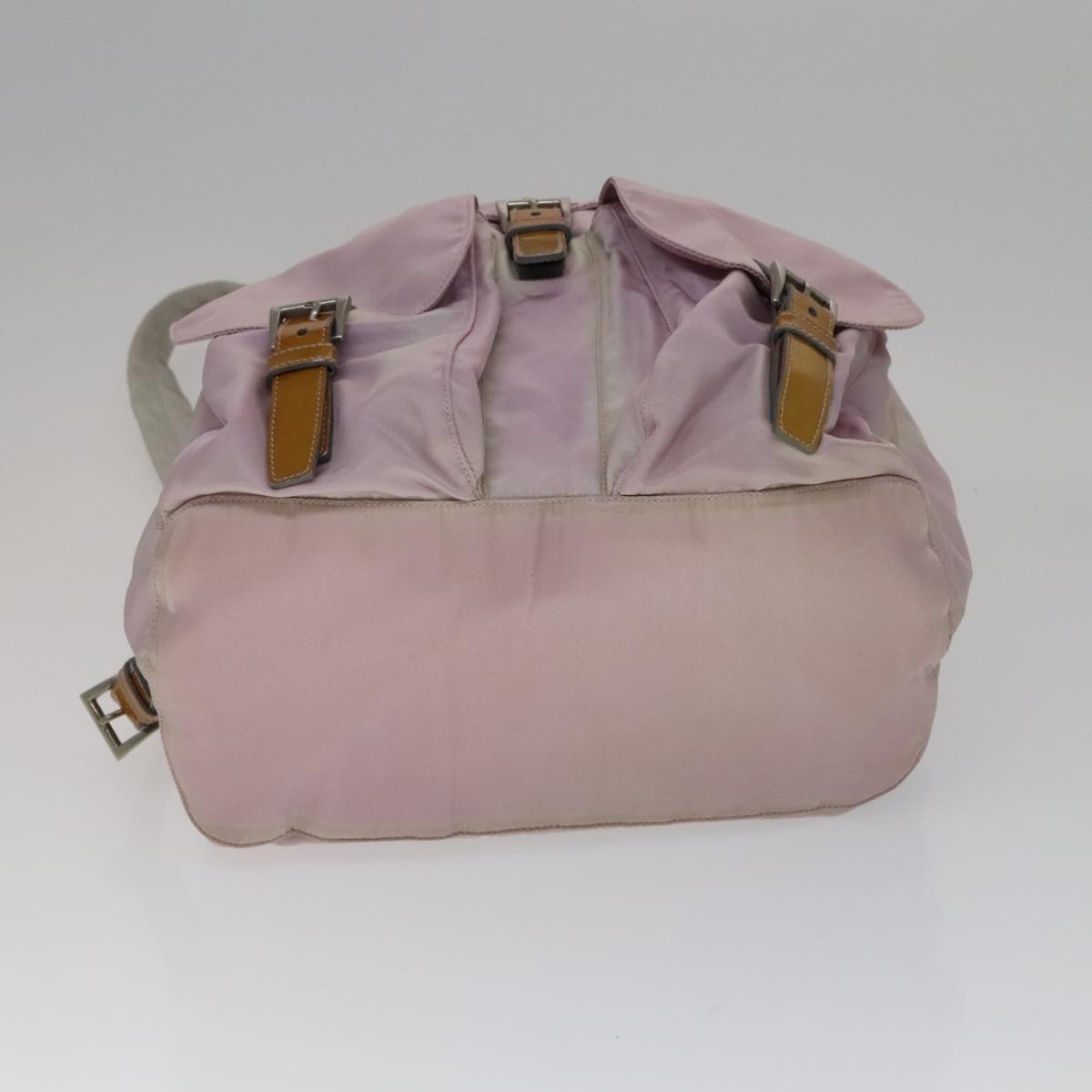 Prada Re-Nylon Pink Synthetic Backpack Bag (Pre-Owned)