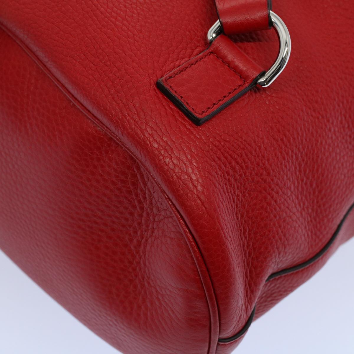 Gucci Soho Red Leather Backpack Bag (Pre-Owned)