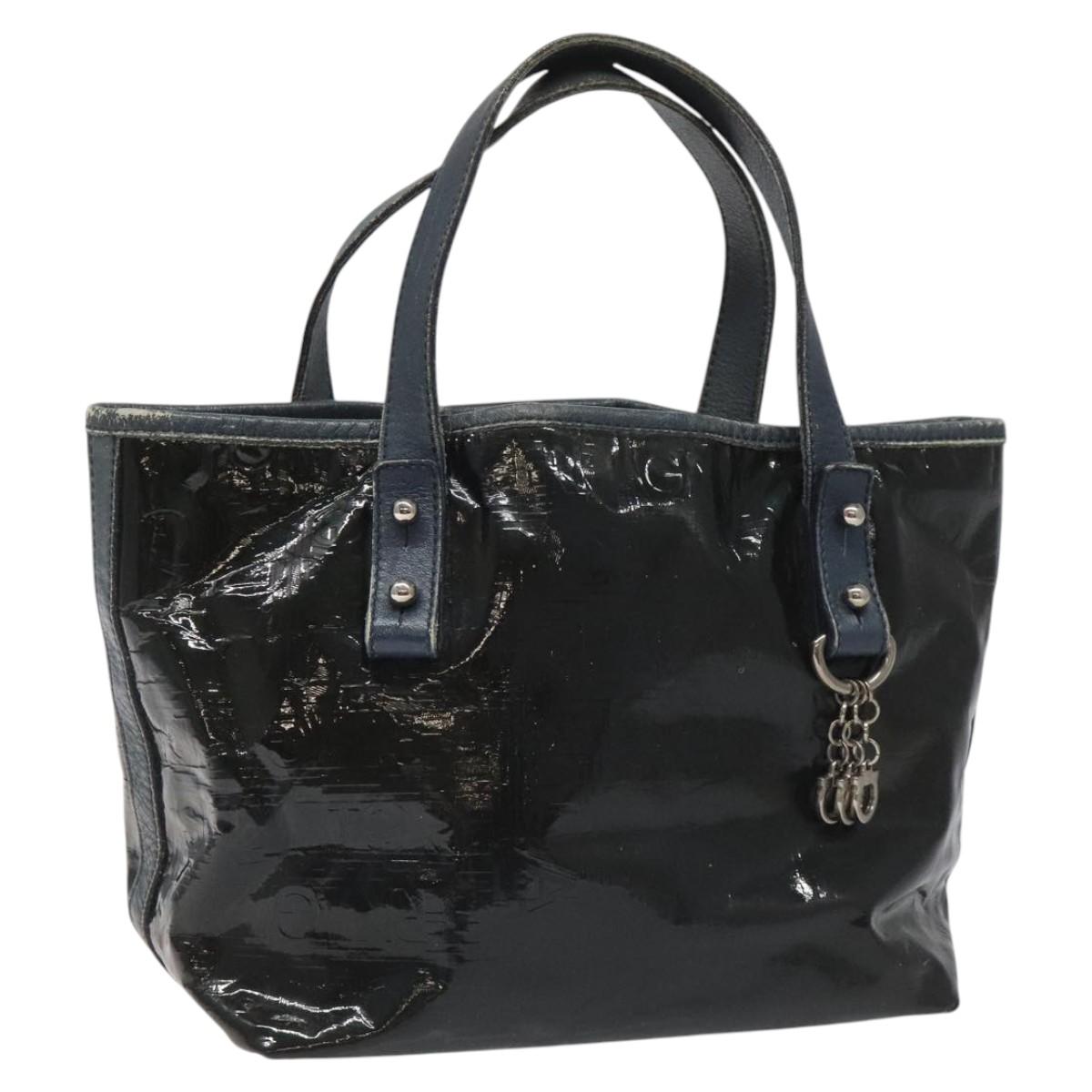 Salvatore Ferragamo - Black Patent Leather Handbag (Pre-Owned)