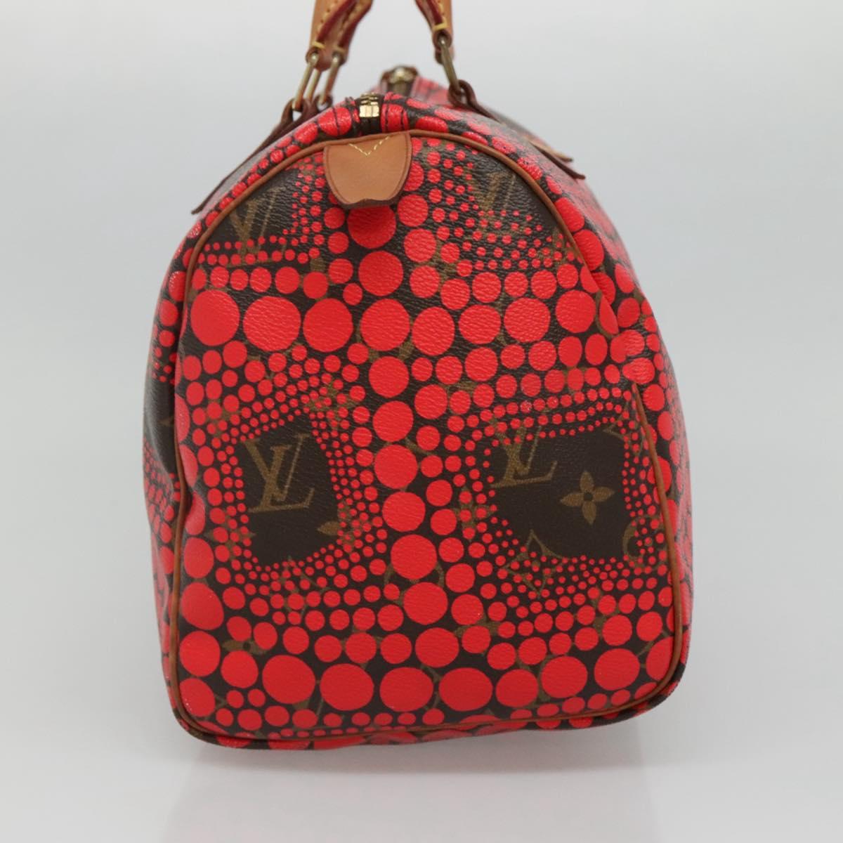Louis Vuitton Speedy 30 Red Canvas Handbag (Pre-Owned)