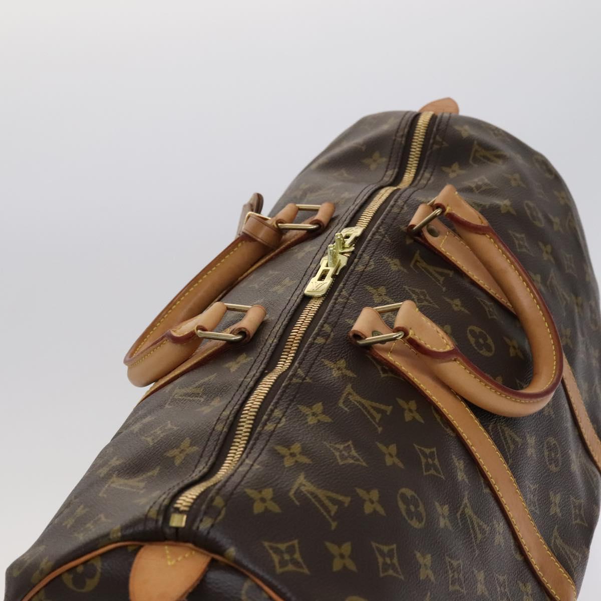 Louis Vuitton Keepall 50 Brown Canvas Travel Bag (Pre-Owned)
