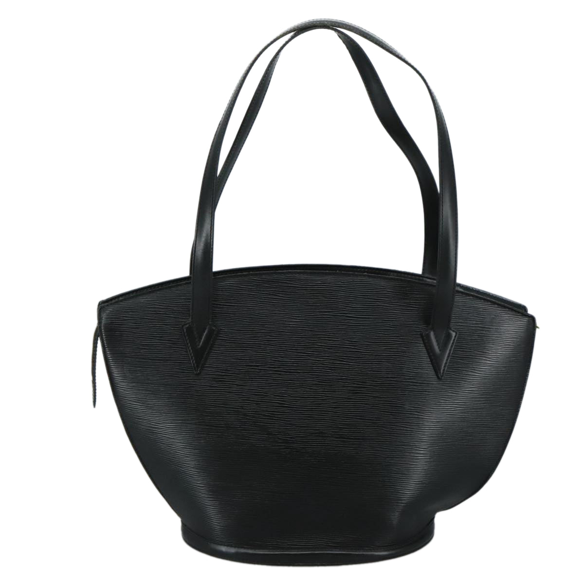 Louis Vuitton Saint Jacques Black Leather Shoulder Bag (Pre-Owned)