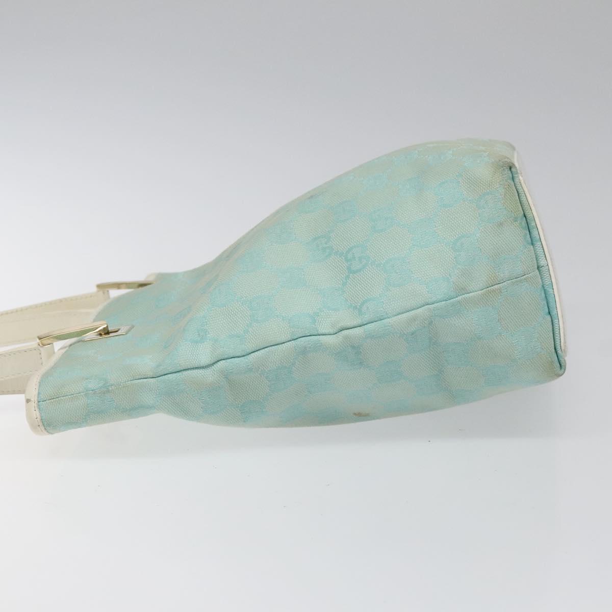 Gucci Gg Canvas Blue Canvas Tote Bag (Pre-Owned)