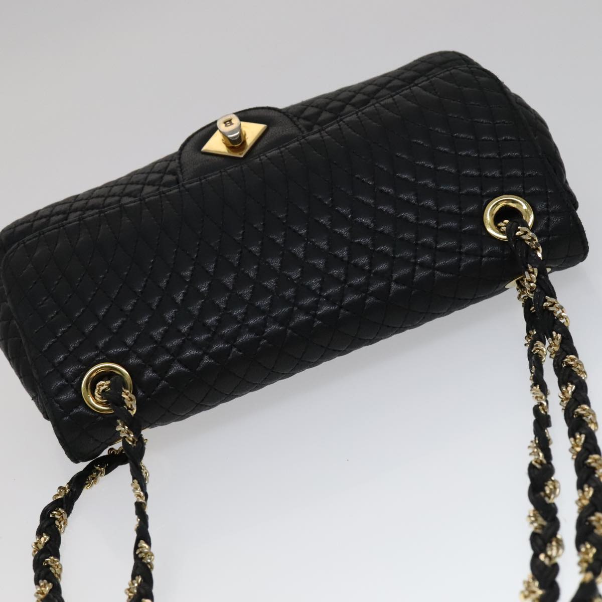 Bally Black Leather Shoulder Bag (Pre-Owned)