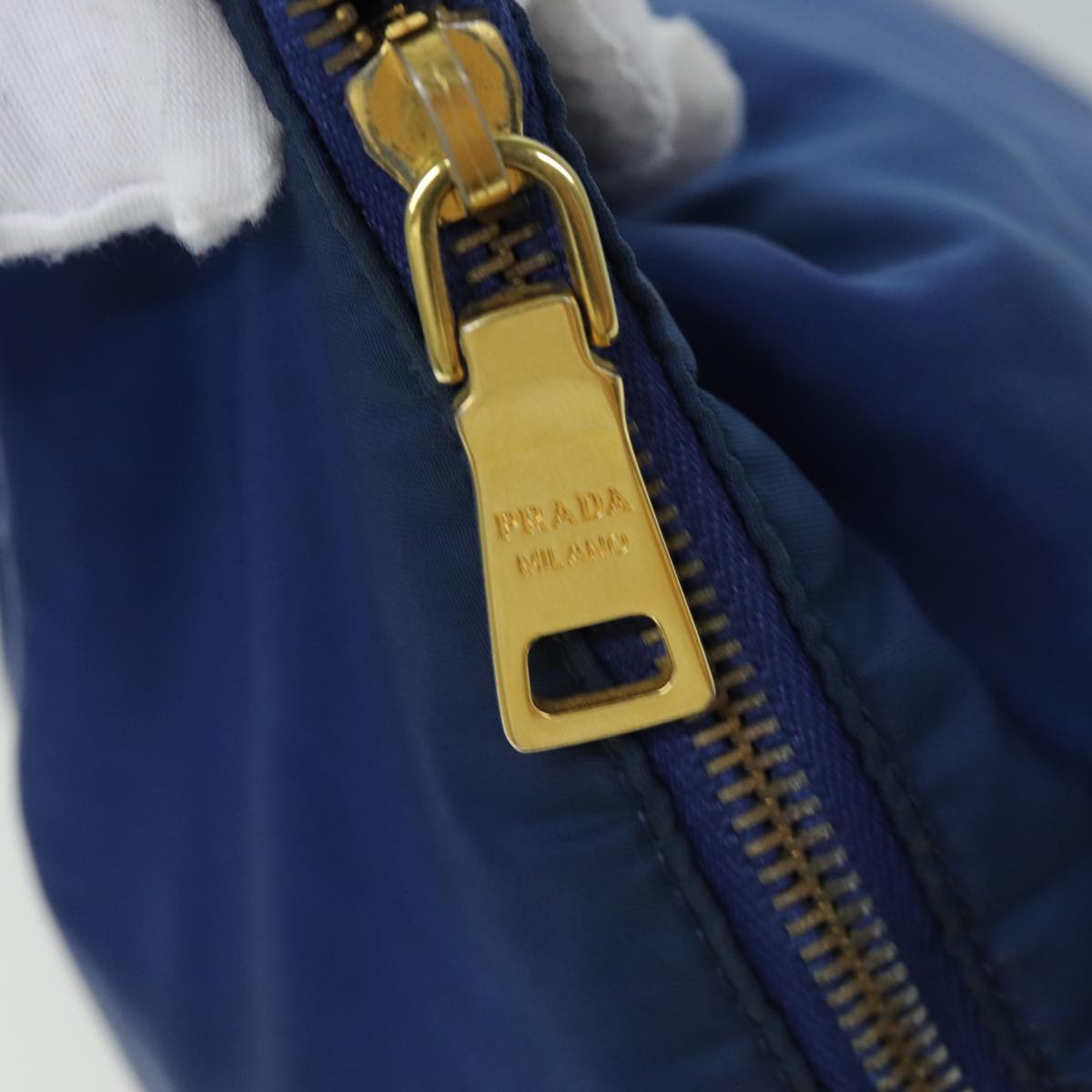 Prada Tessuto Blue Synthetic Tote Bag (Pre-Owned)