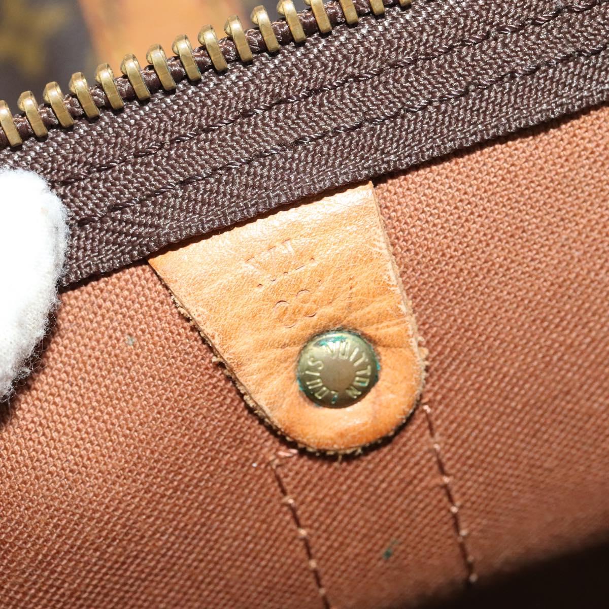 Louis Vuitton Keepall Bandoulière 60 Brown Canvas Travel Bag (Pre-Owned)