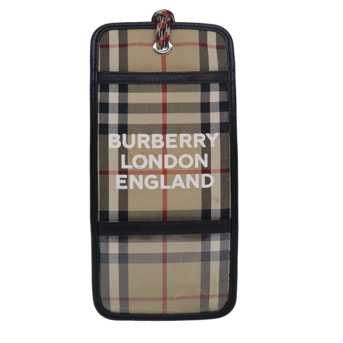 Burberry Nova Check Beige Canvas Wallet (Pre-Owned)