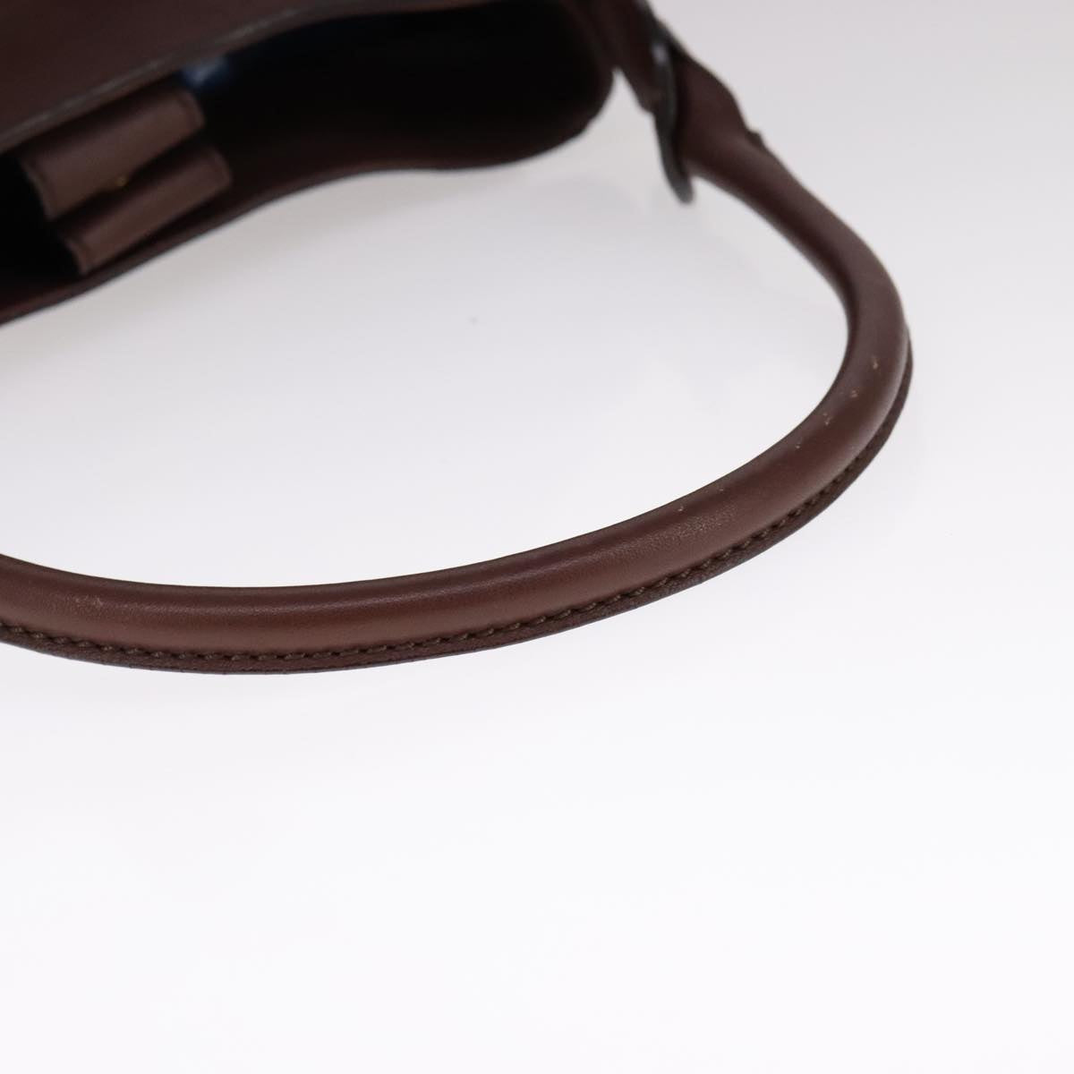 Céline Burgundy Tweed Shoulder Bag (Pre-Owned)