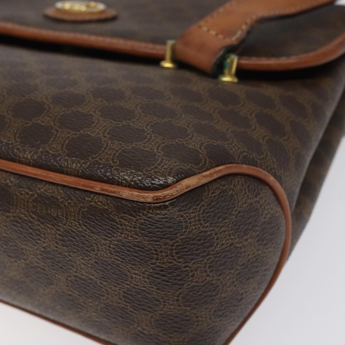 Céline Macadam Brown Canvas Handbag (Pre-Owned)