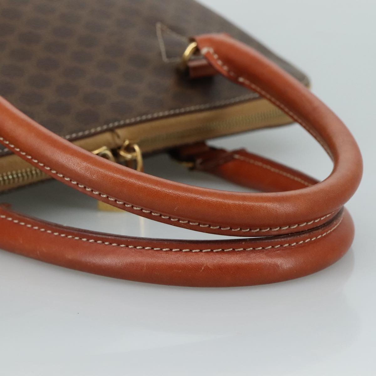 Céline Macadam Brown Canvas Handbag (Pre-Owned)