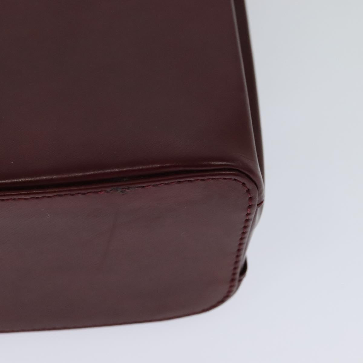 Cartier Trinity Burgundy Leather Handbag (Pre-Owned)