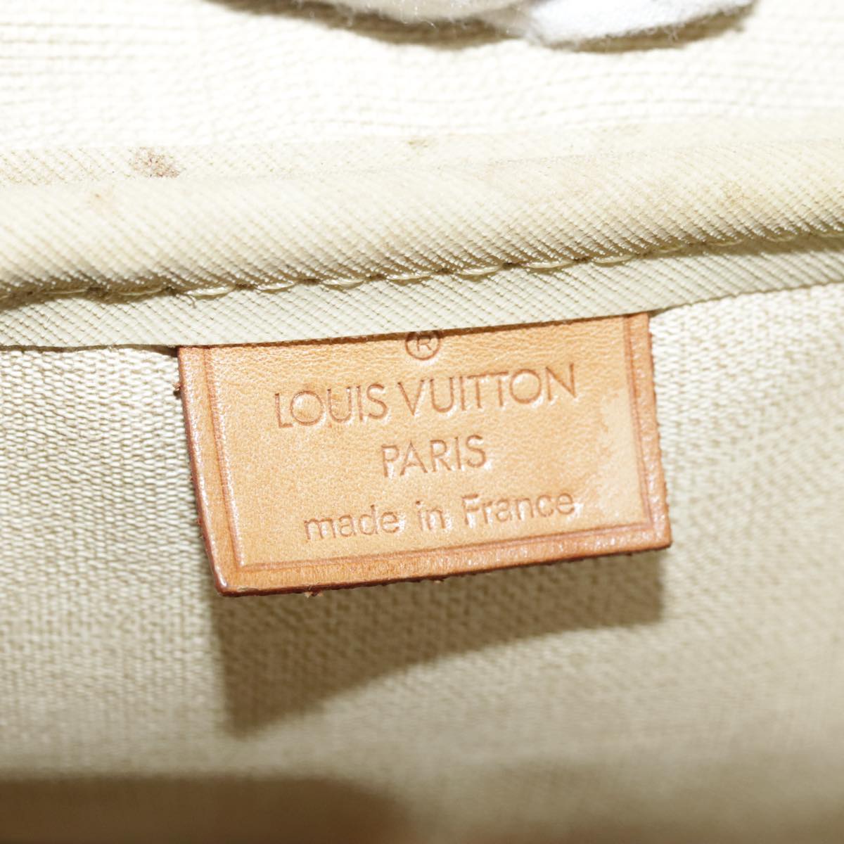 Louis Vuitton Deauville Brown Canvas Handbag (Pre-Owned)