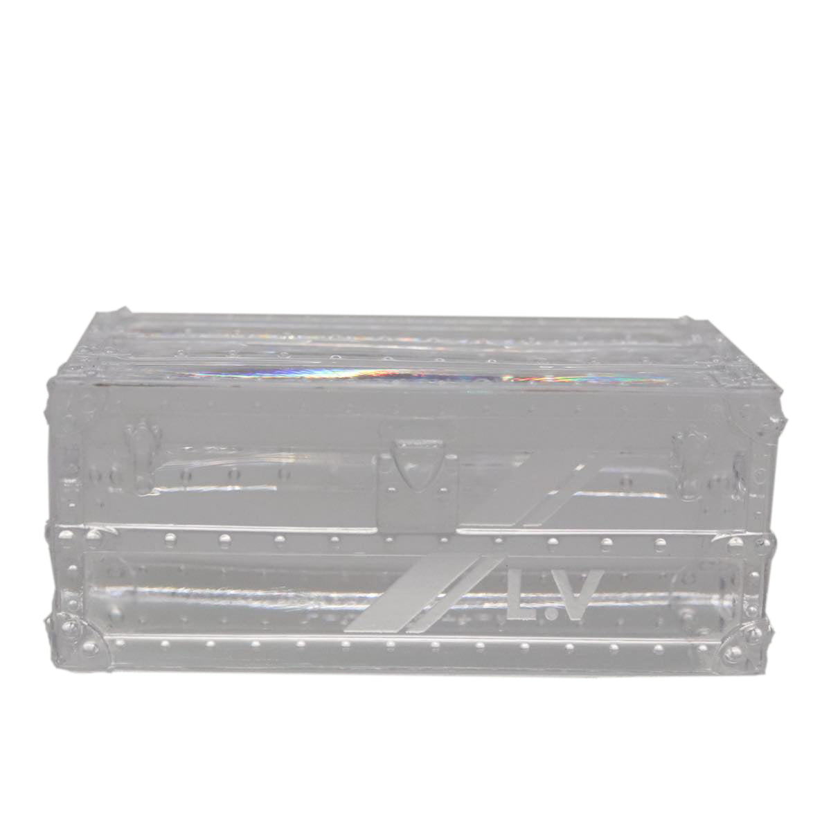 Louis Vuitton Paperweight Transparent Glass Wallet (Pre-Owned)