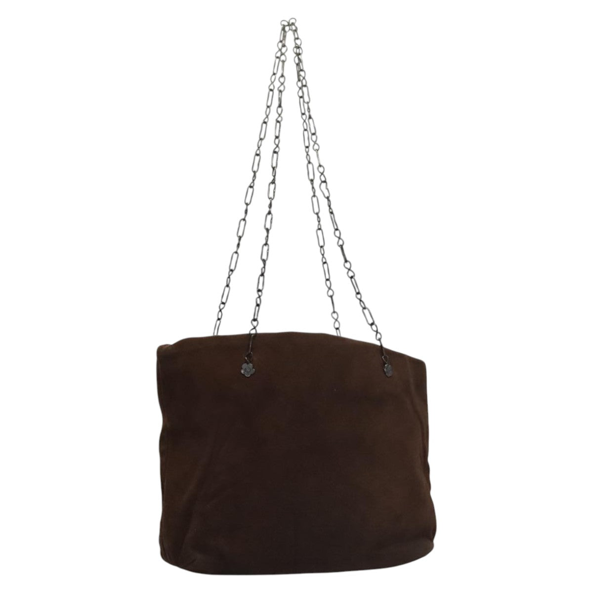 Prada Brown Suede Shoulder Bag (Pre-Owned)