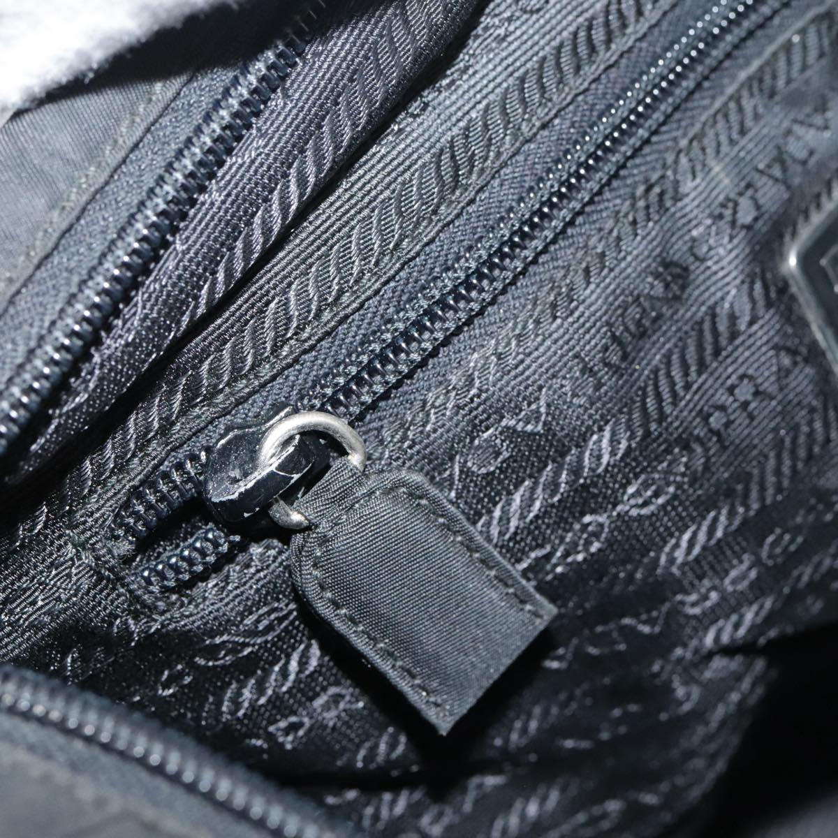 Prada Black Synthetic Shoulder Bag (Pre-Owned)