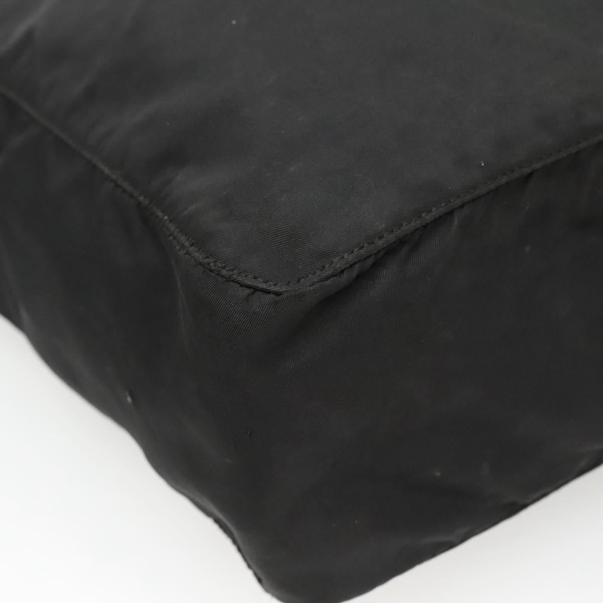 Prada Re-Nylon Black Nylon Handbag (Pre-Owned)