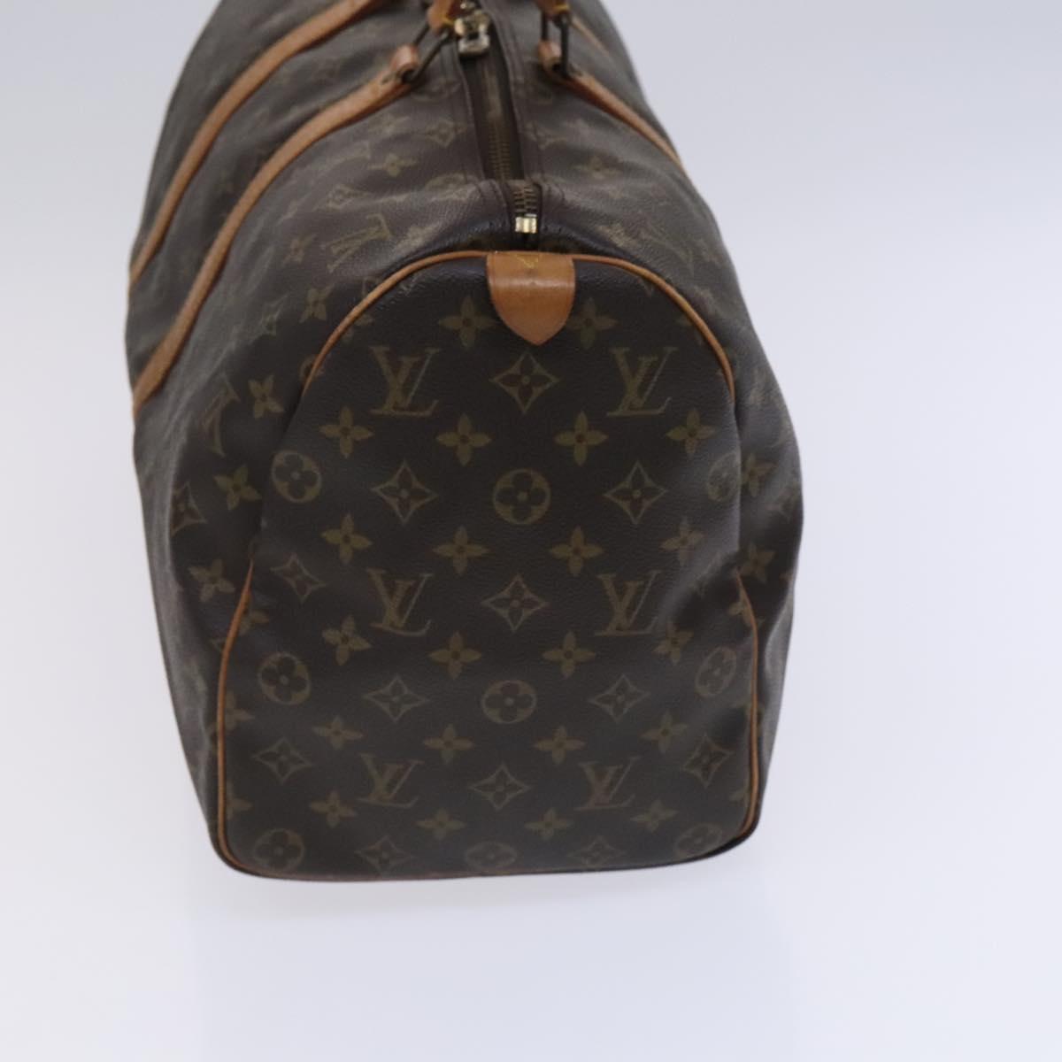 Louis Vuitton Keepall 45 Brown Canvas Travel Bag (Pre-Owned)