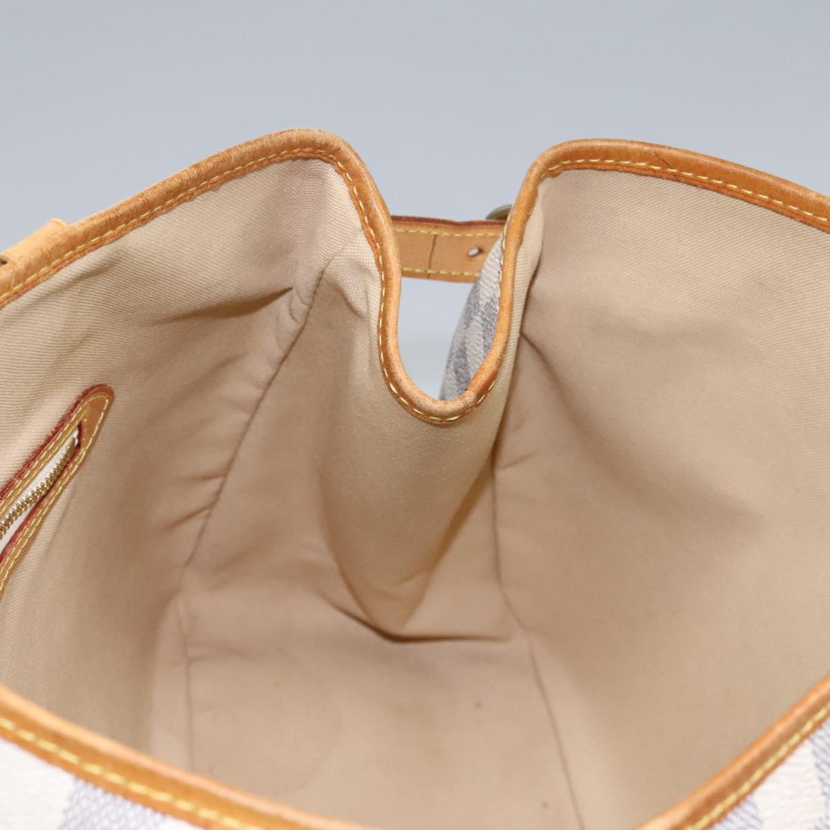 Louis Vuitton Batignolles Horizontal White Canvas Tote Bag (Pre-Owned)