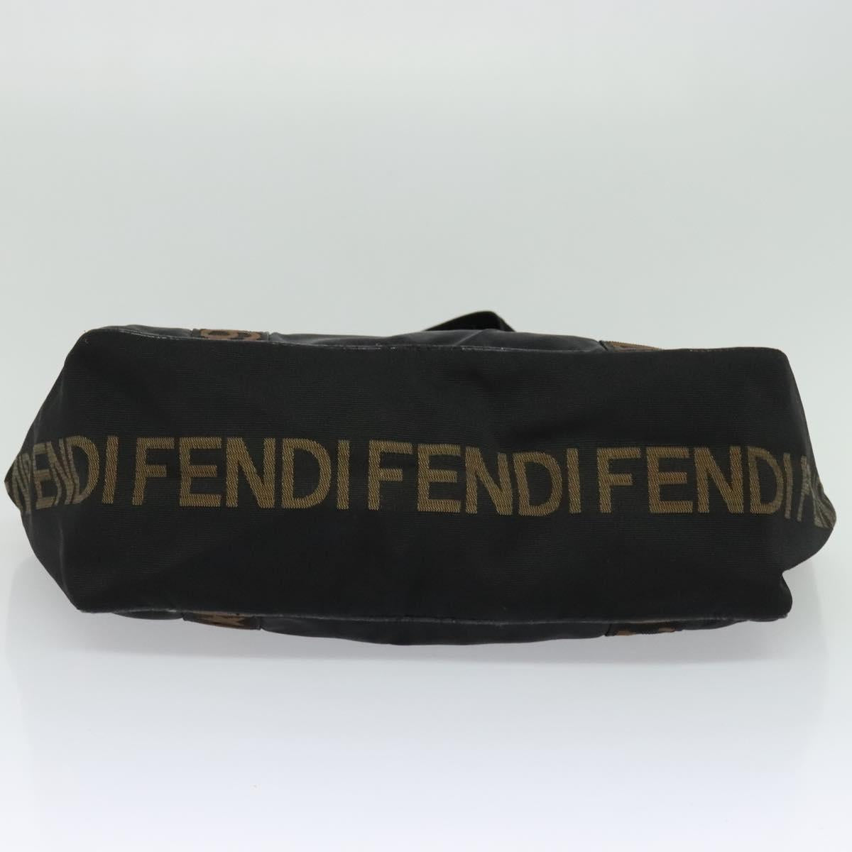Fendi Roma Black Canvas Tote Bag (Pre-Owned)