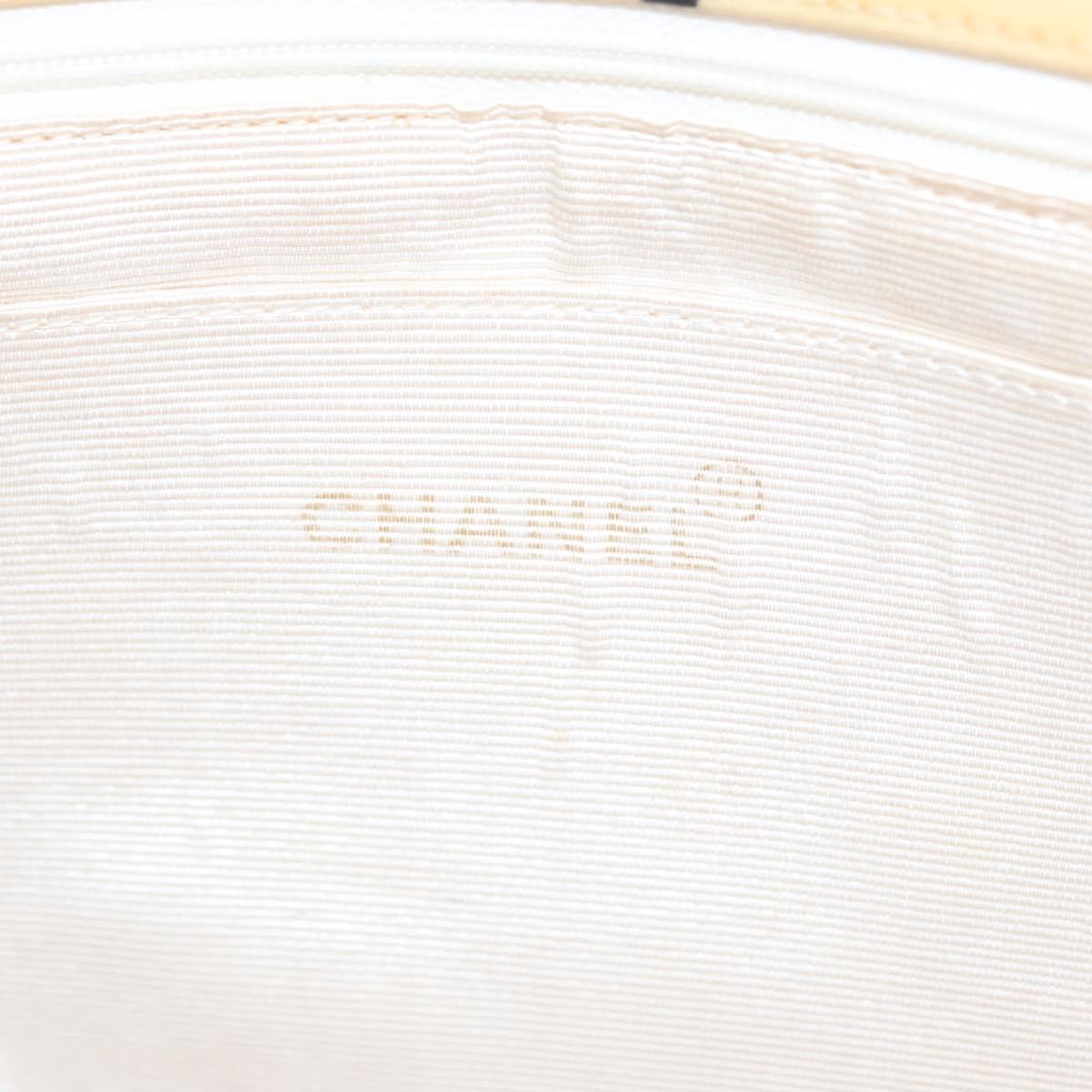 Chanel Cc Totebag Beige Patent Leather Tote Bag (Pre-Owned)