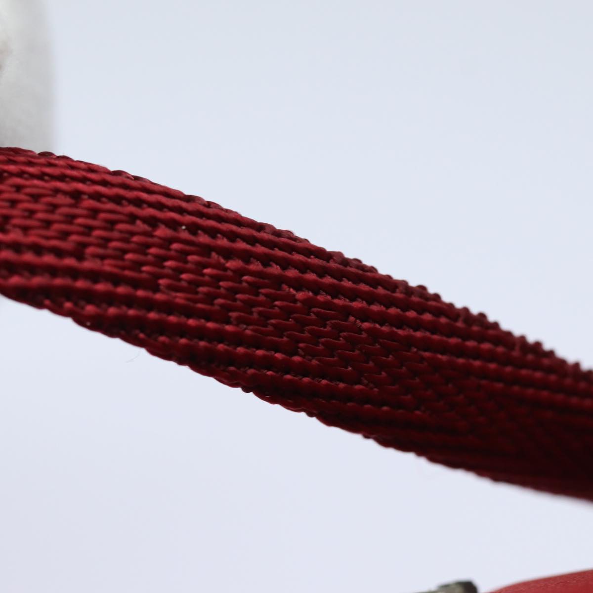 Prada Tessuto Red Synthetic Clutch Bag (Pre-Owned)