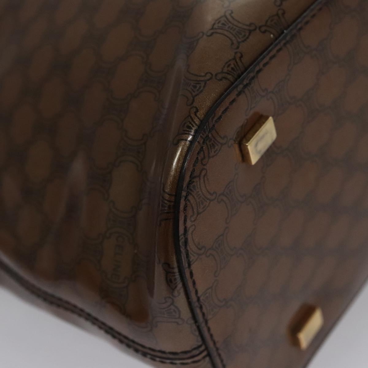 Céline Macadam Brown Canvas Handbag (Pre-Owned)