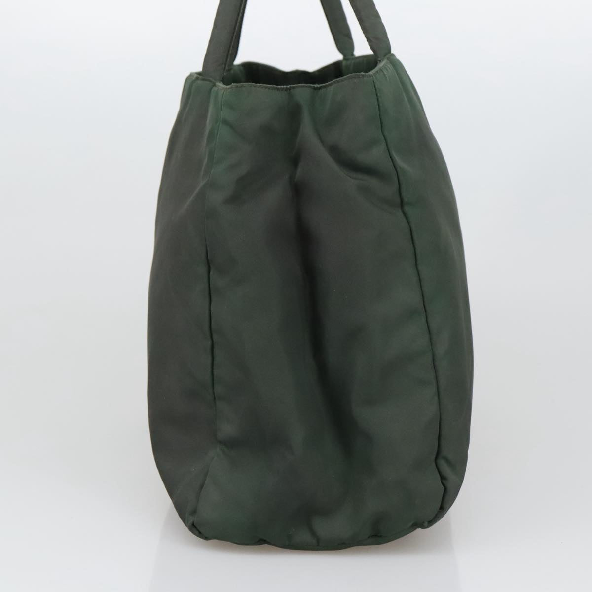 Prada Tessuto Green Synthetic Handbag (Pre-Owned)