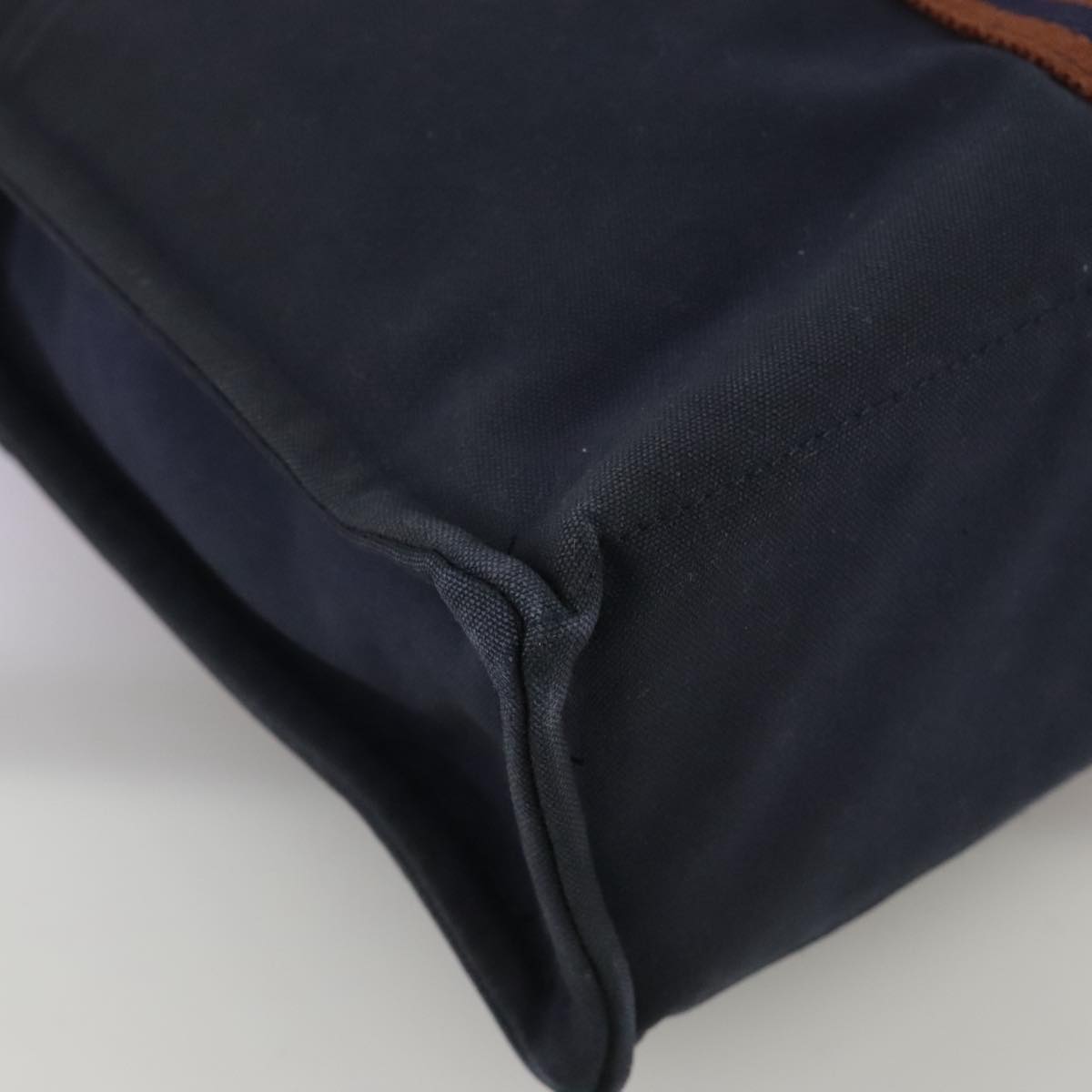 Hermès Toto Navy Canvas Tote Bag (Pre-Owned)