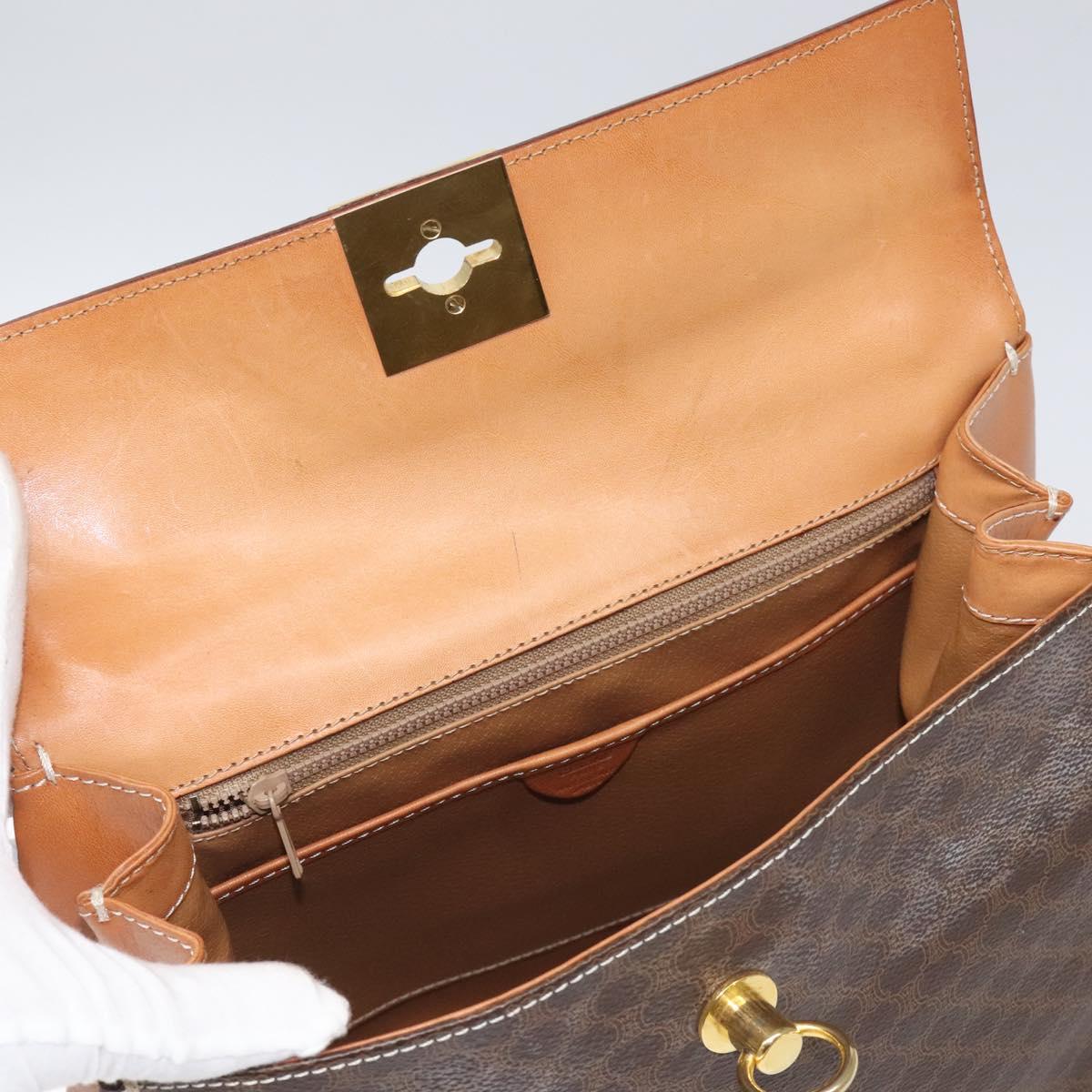 Céline Macadam Brown Canvas Handbag (Pre-Owned)