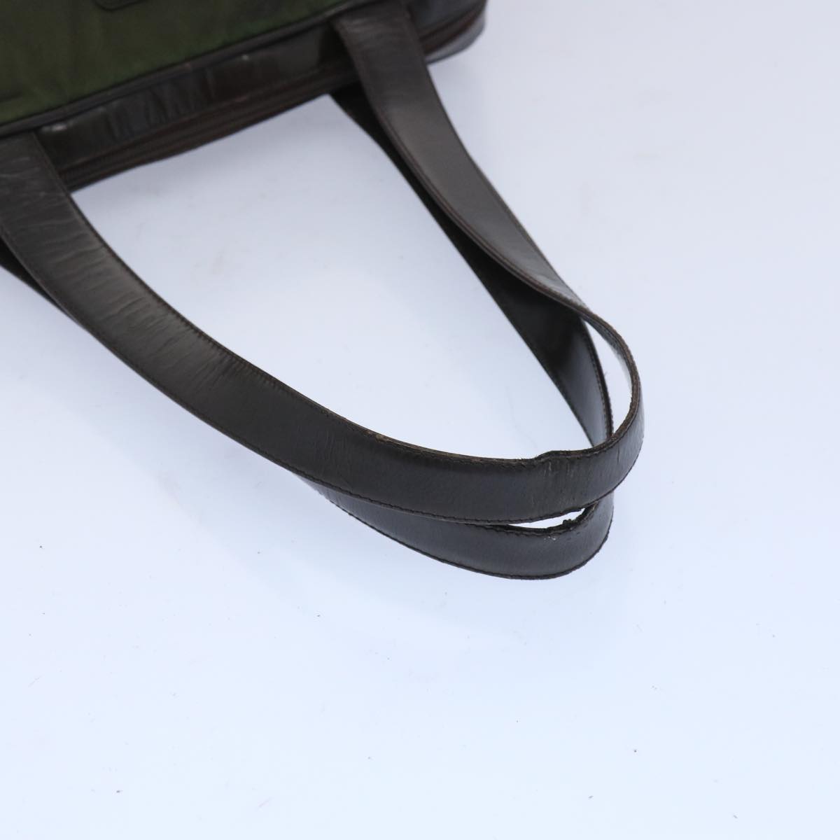 Prada Green Synthetic Tote Bag (Pre-Owned)