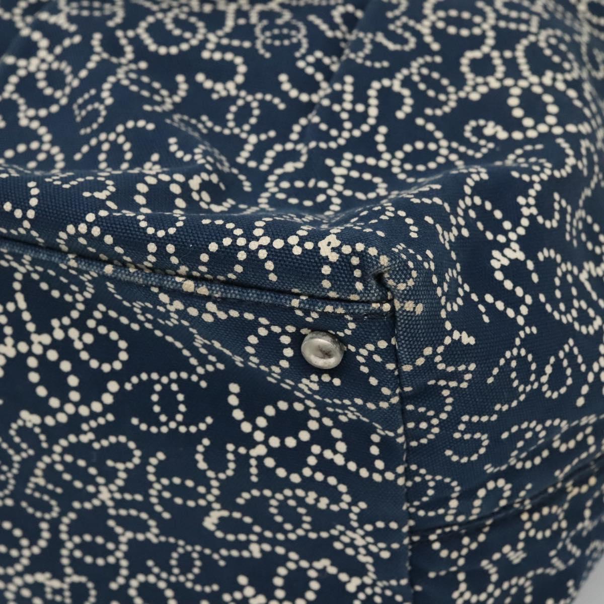 Chanel Navy Canvas Tote Bag (Pre-Owned)