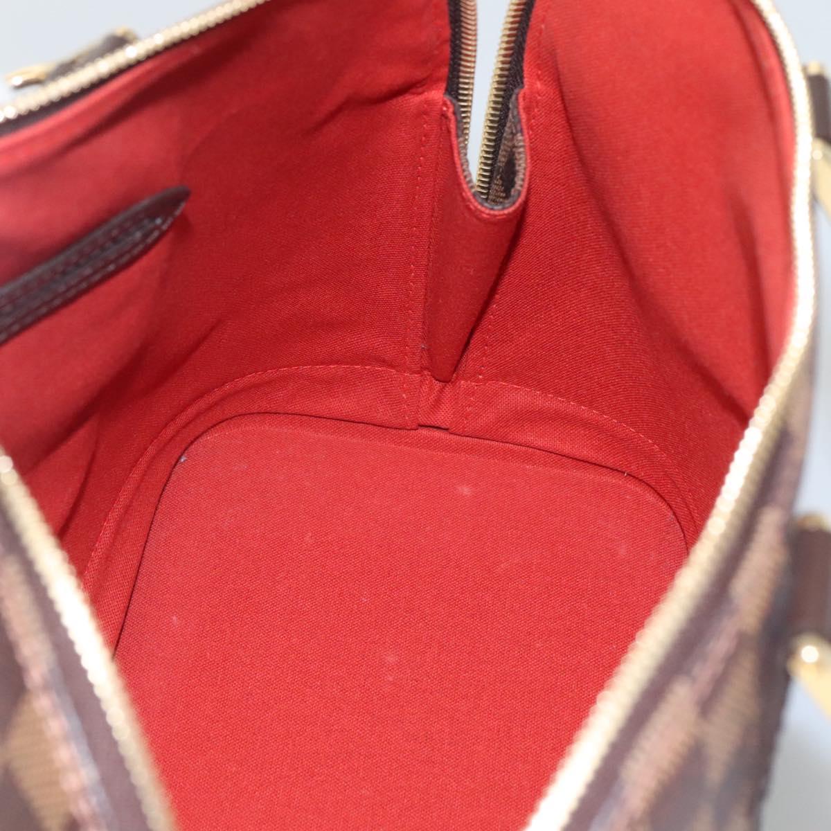 Louis Vuitton Alma Brown Canvas Handbag (Pre-Owned)
