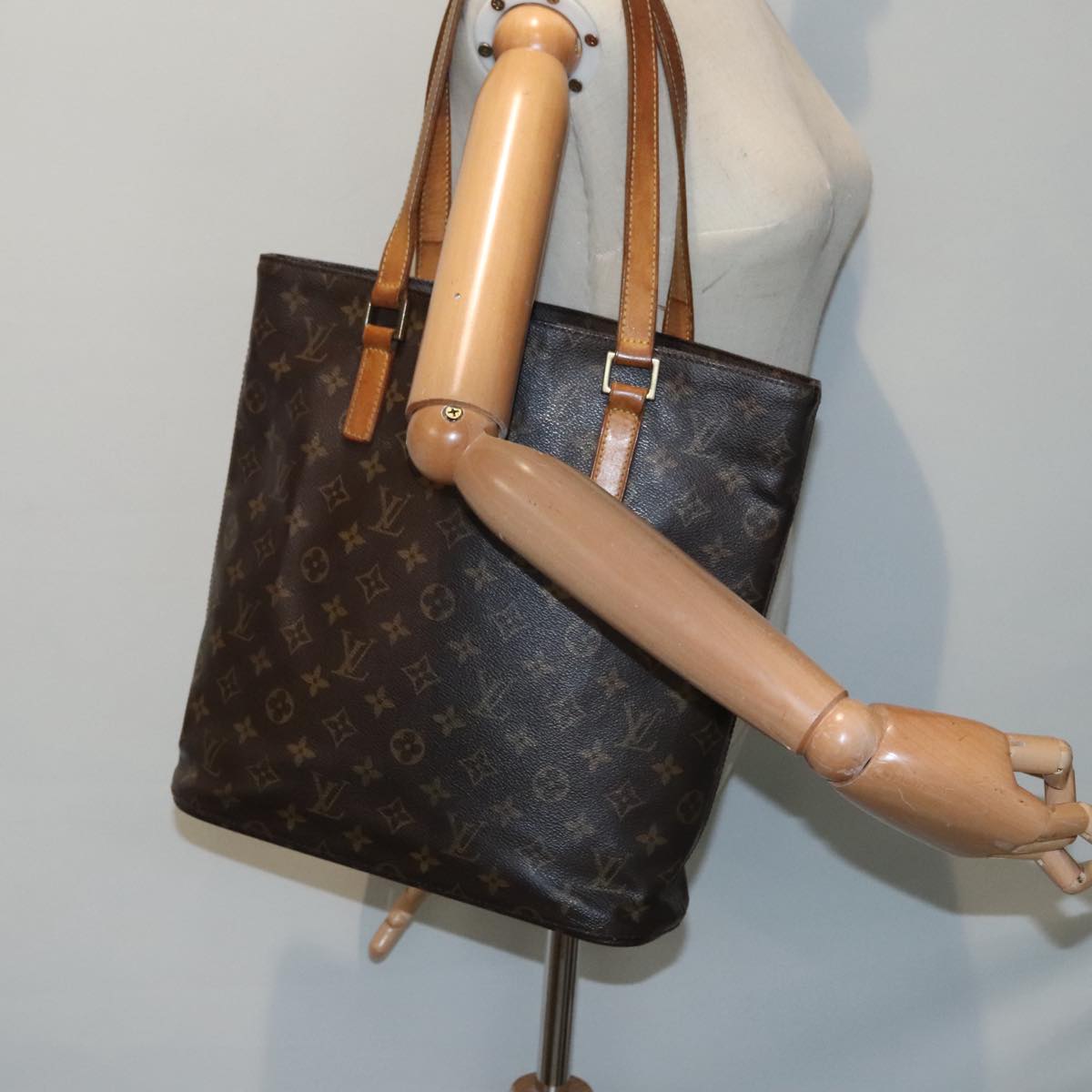 Louis Vuitton Vavin Brown Canvas Tote Bag (Pre-Owned)