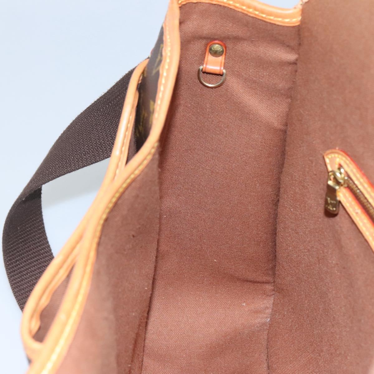 Louis Vuitton Gibeciere Brown Canvas Shoulder Bag (Pre-Owned)