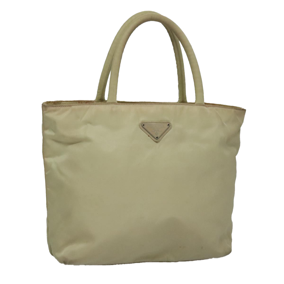 Prada Beige Synthetic Handbag (Pre-Owned)