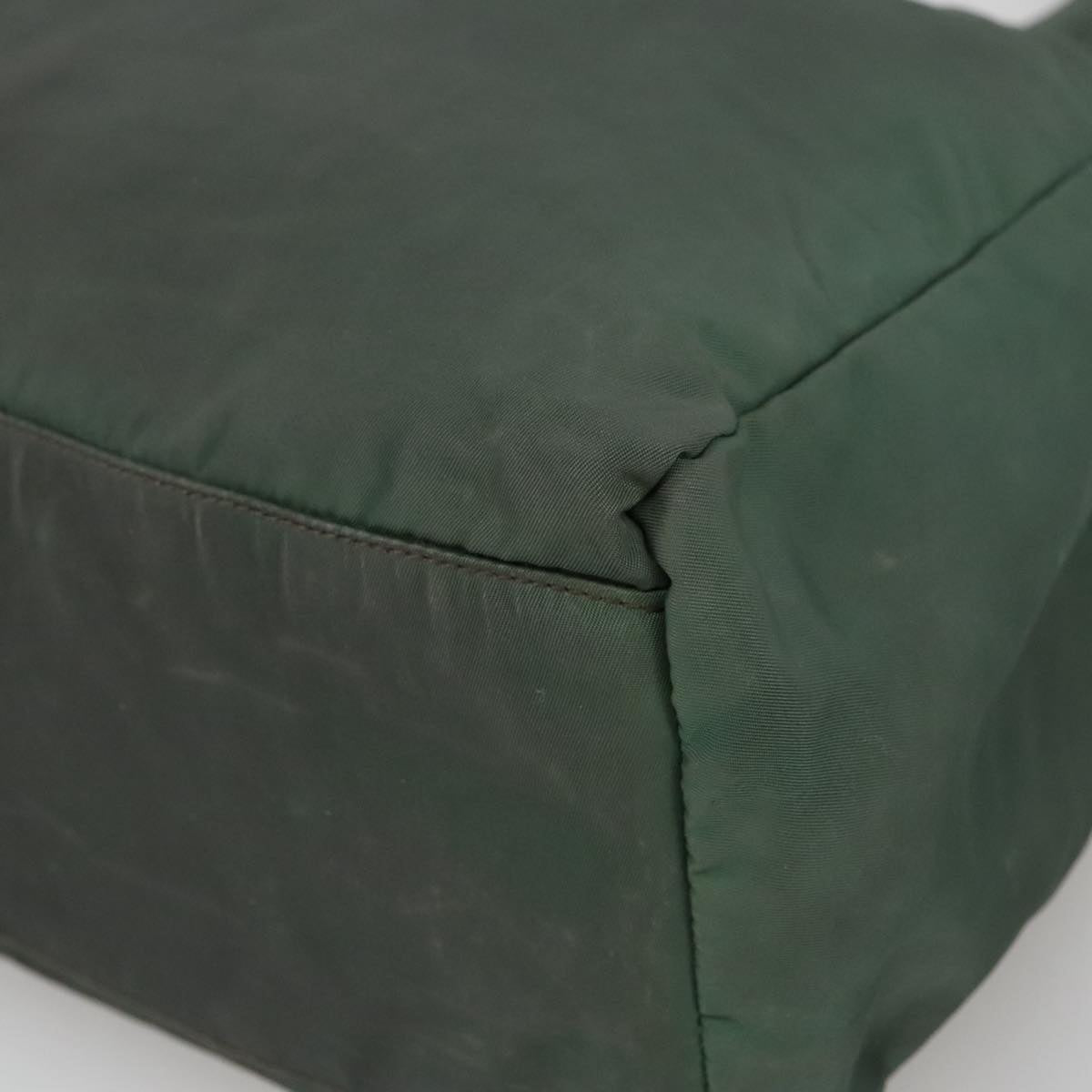 Prada Tessuto Green Synthetic Handbag (Pre-Owned)