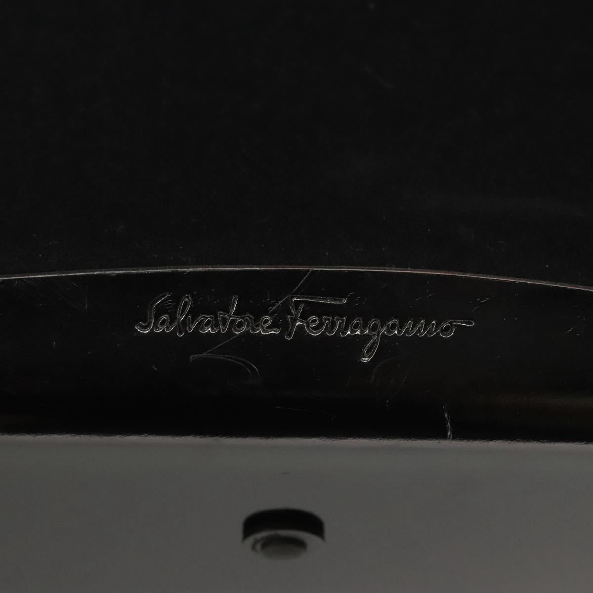 Salvatore Ferragamo Black Suede Shoulder Bag (Pre-Owned)