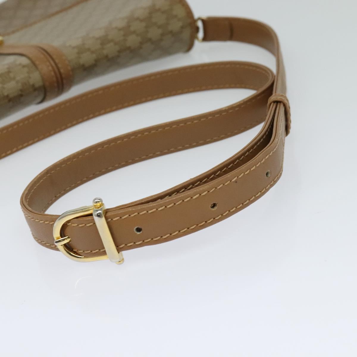 Céline Macadam Beige Canvas Shoulder Bag (Pre-Owned)