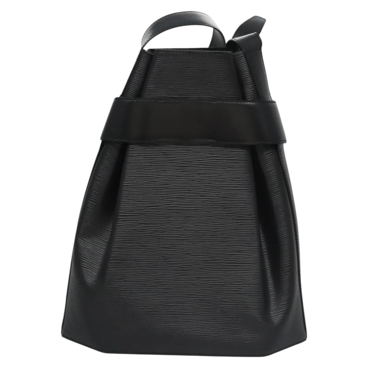 Louis Vuitton Sac D'épaule Black Leather Shoulder Bag (Pre-Owned)