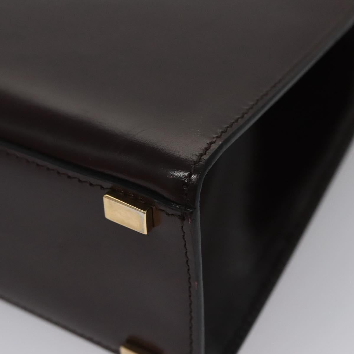 Céline Vintage Brown Leather Handbag (Pre-Owned)