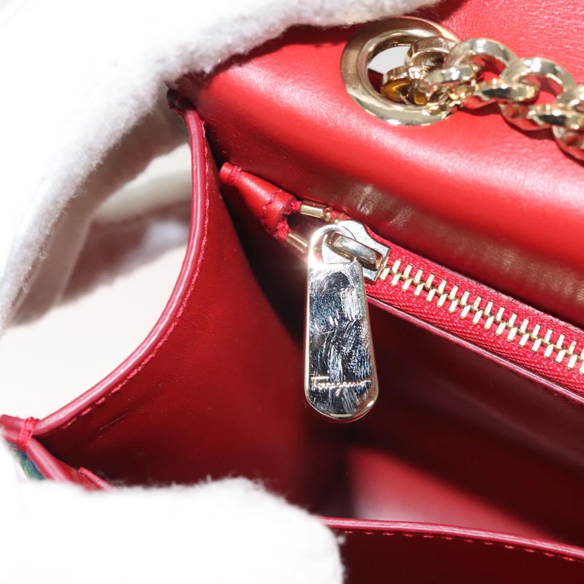 Salvatore Ferragamo Vara Multicolour Leather Shoulder Bag (Pre-Owned)