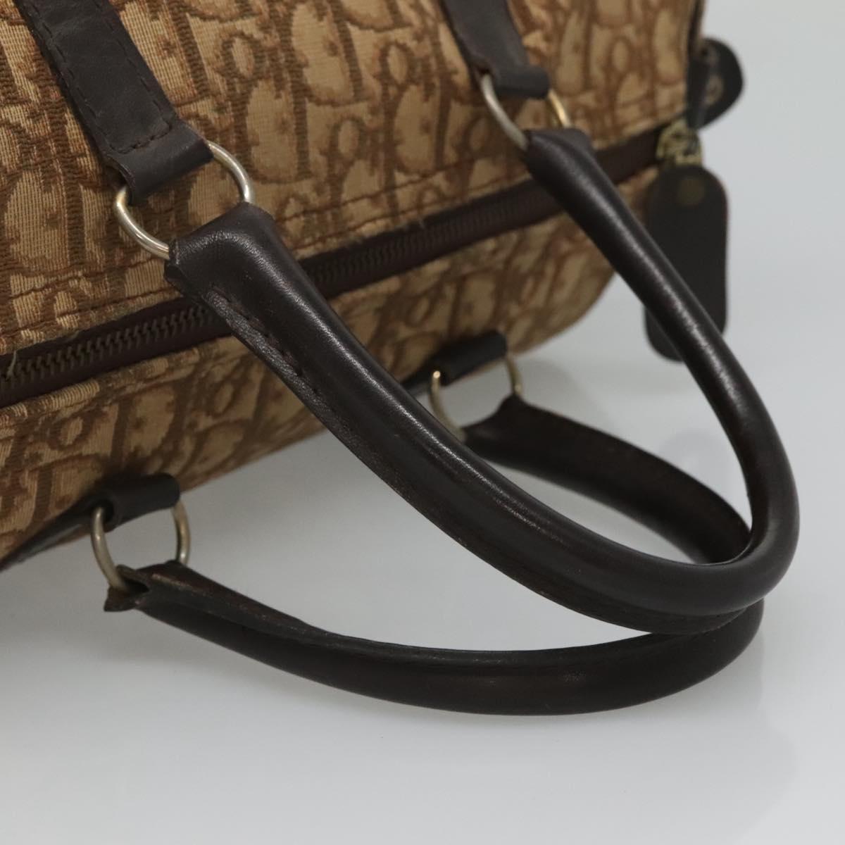 Dior Trotter Brown Canvas Travel Bag (Pre-Owned)