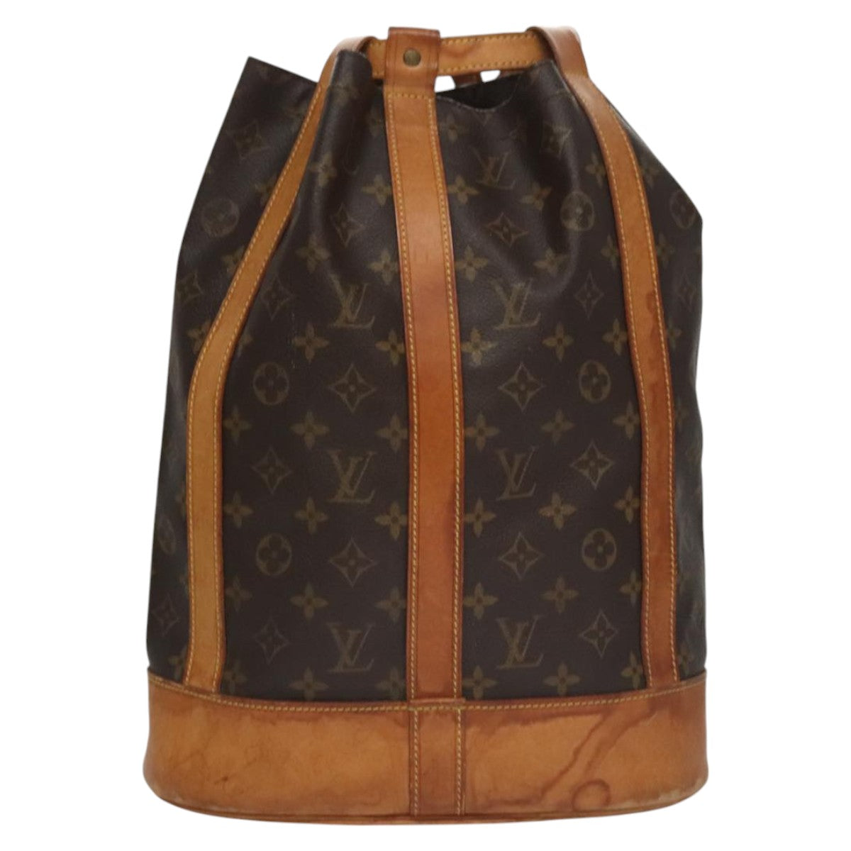 Louis Vuitton Randonnée Brown Canvas Shoulder Bag (Pre-Owned)