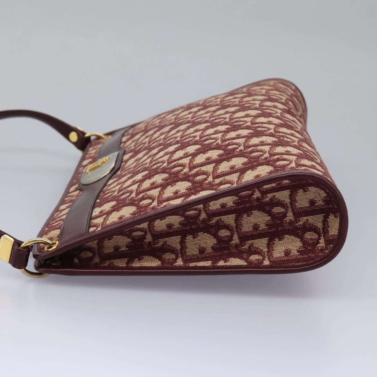 Dior Trotter Red Canvas Shoulder Bag (Pre-Owned)