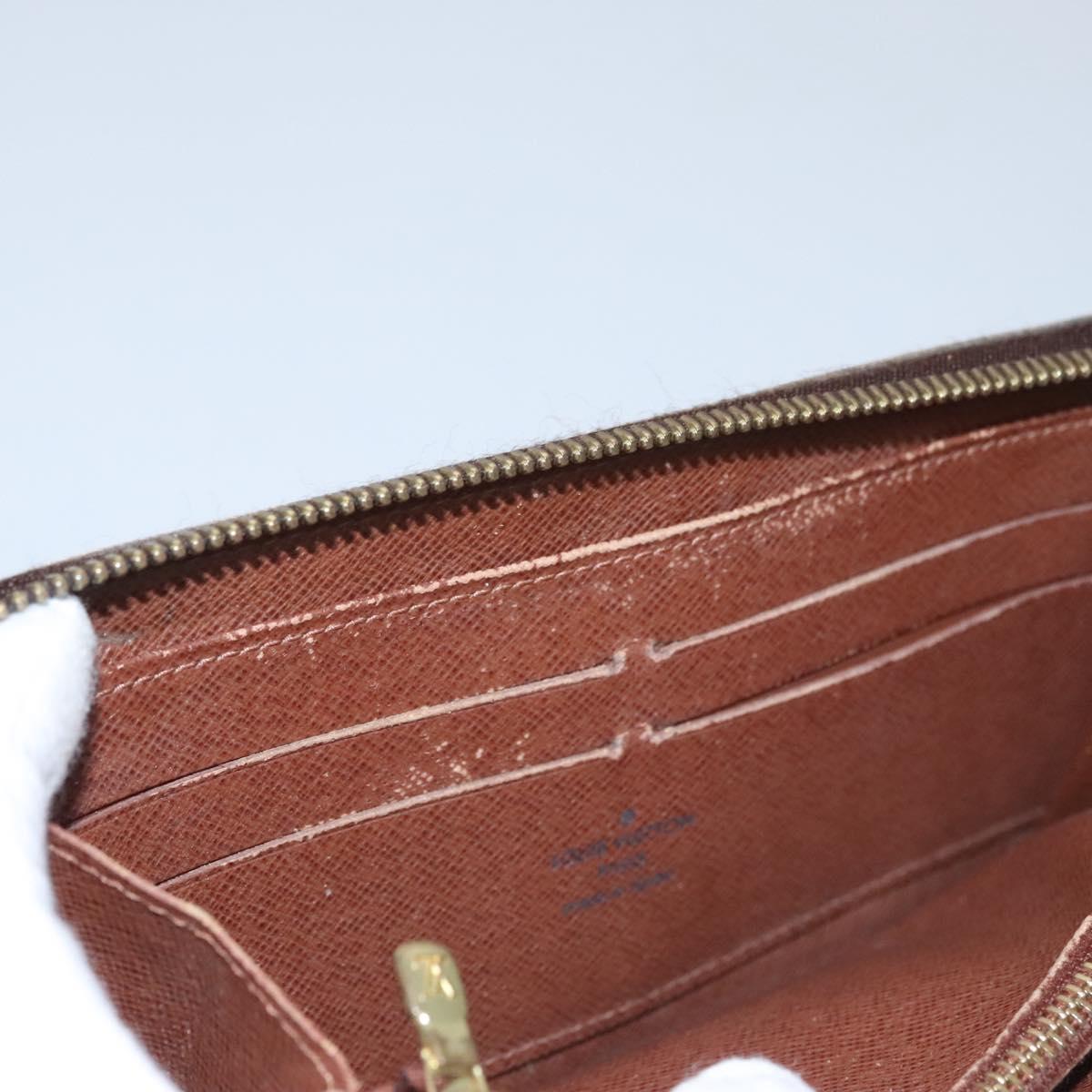 Louis Vuitton Zippy Wallet Brown Canvas Wallet (Pre-Owned)